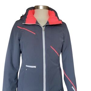 NWOT SPYDER Women’s Slate Blue Jacket with Coral Accents